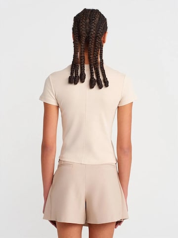 Dilvin Shirt in Beige