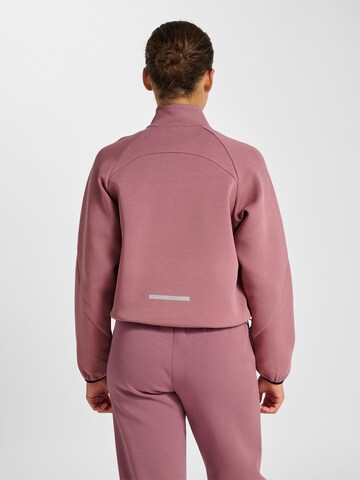 Hummel Athletic Sweatshirt 'Tech Fleece' in Pink