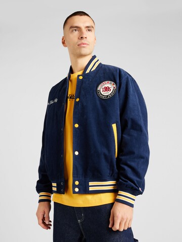 Tommy Jeans Between-season jacket 'ARCHIVE GAMES VARSITY' in Blue: front