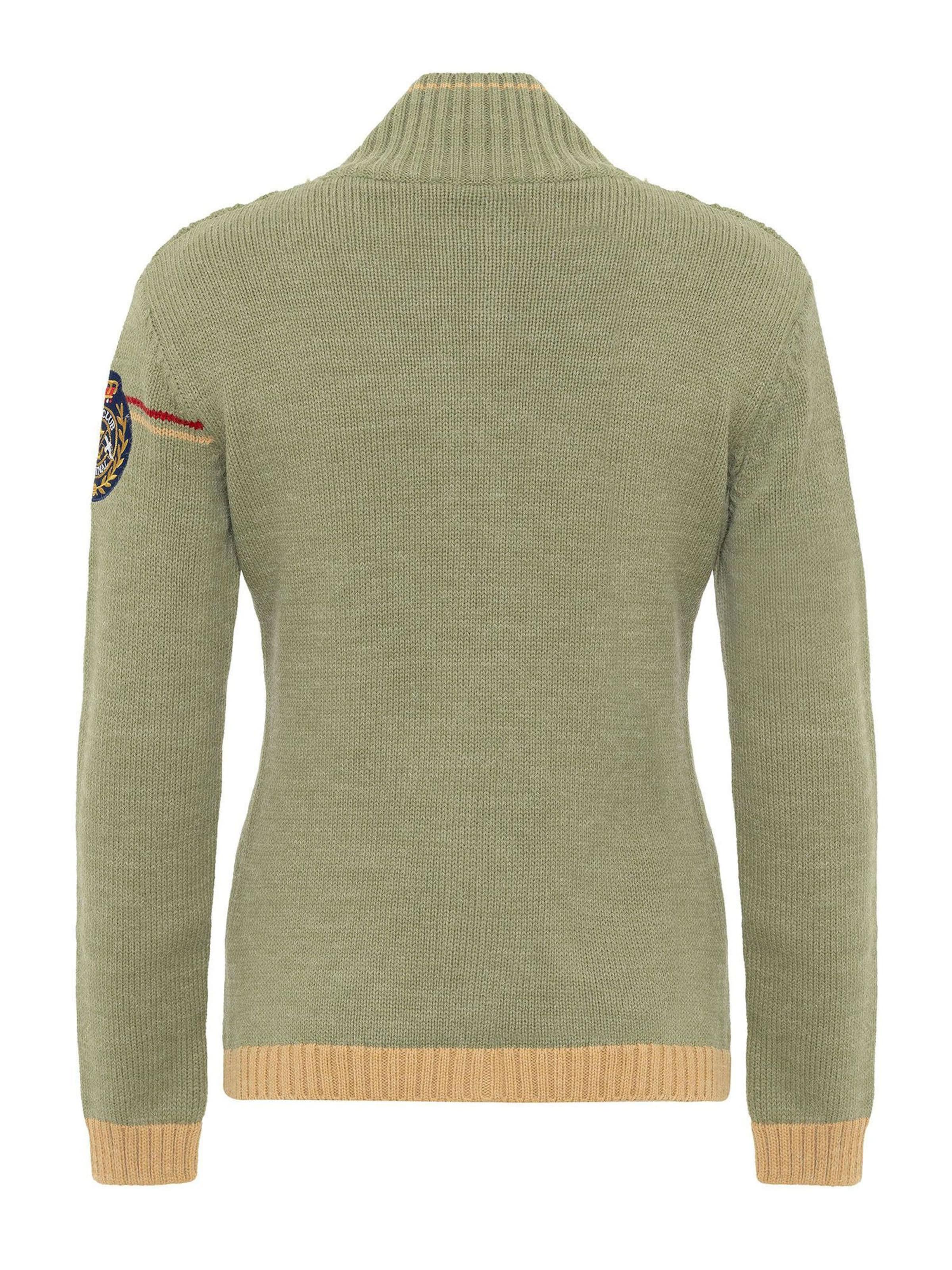 Jacey Quinn Knit cardigan in Green