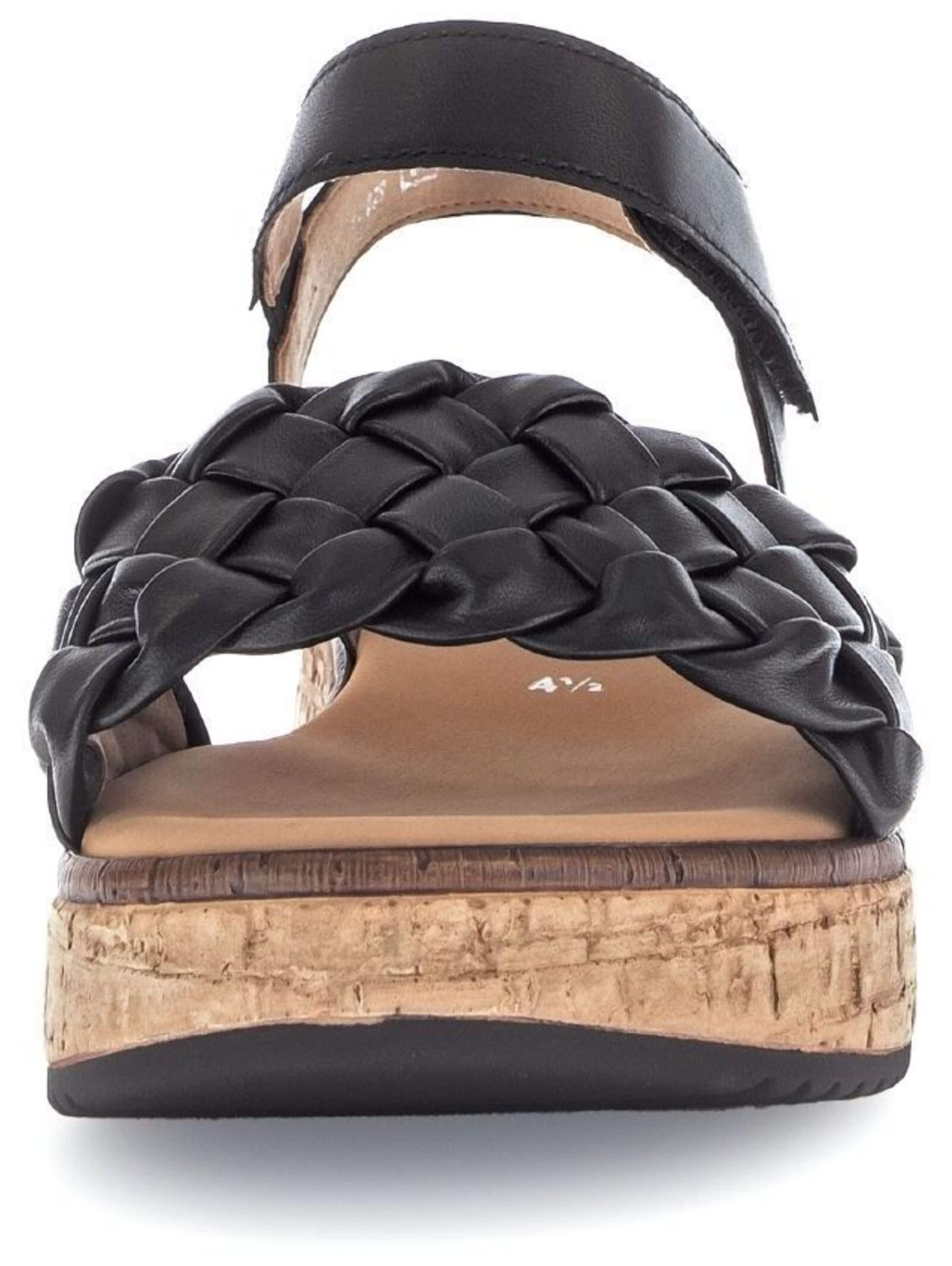 GABOR Sandały w kolorze czarny