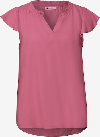 STREET ONE Blouse in Pink: front