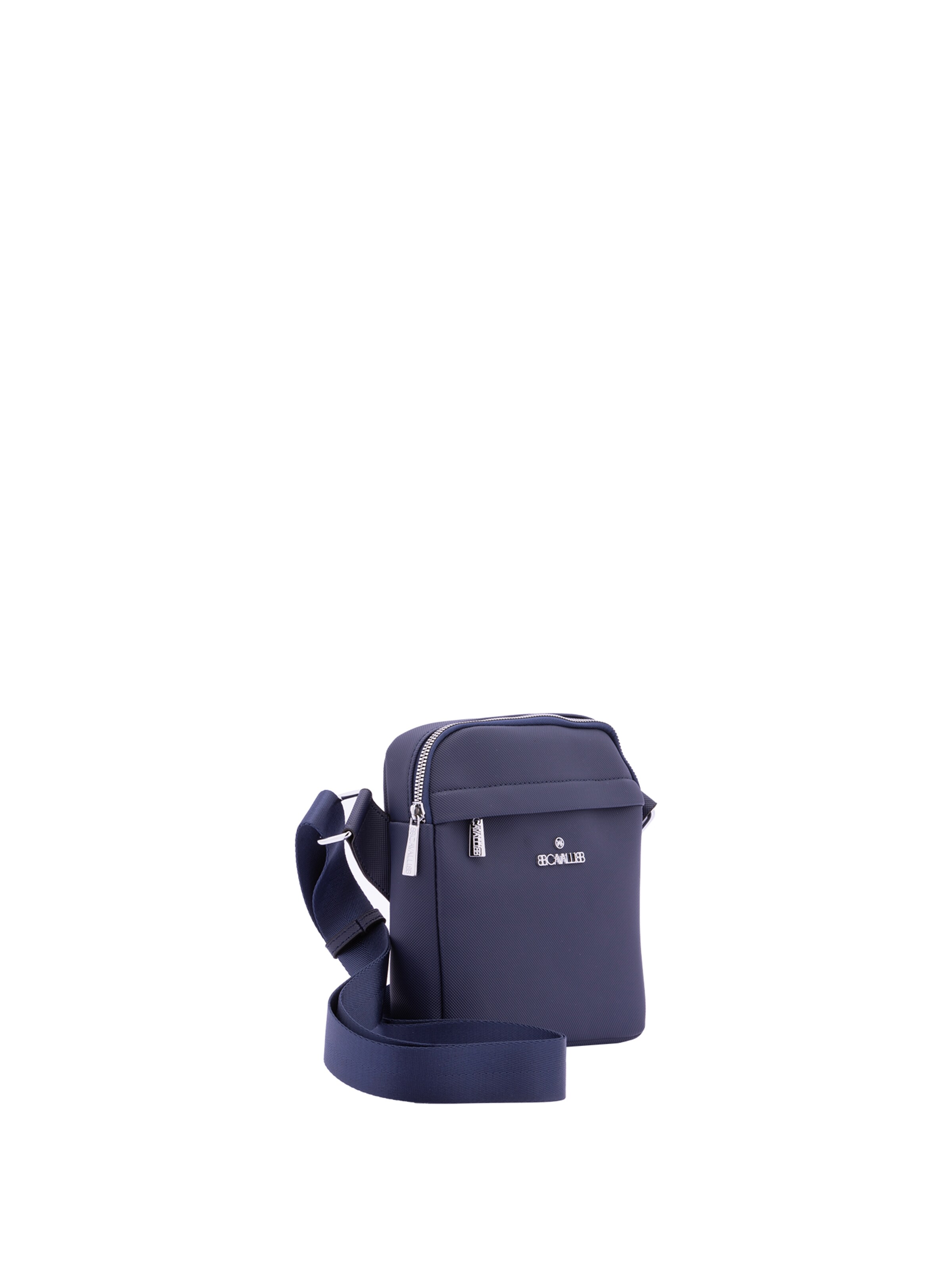 Borsa a tracolla 'Borsa a Tracolla B Cavalli Poliestere Zip Nera 19x21x6 cm' di B. Cavalli in blu