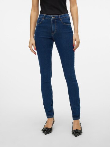 Skinny Jeans 'VMELLY' de la VERO MODA pe albastru: față