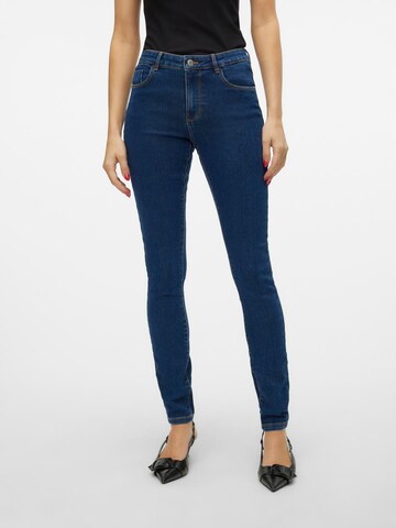 VERO MODA Skinny Jeans 'VMELLY' in Blau: predná strana