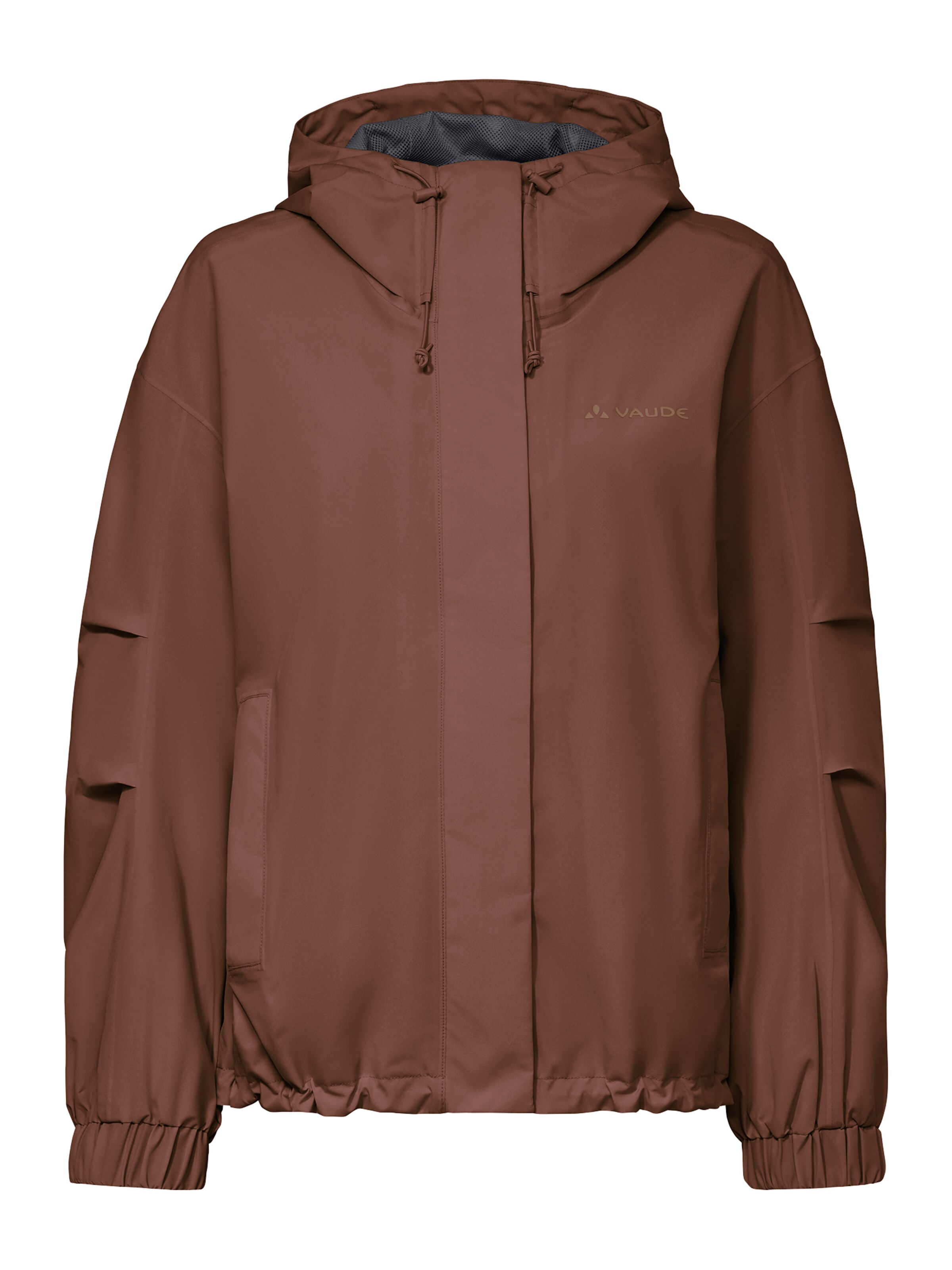 VAUDE Outdoorjas 'Mineo' in Bruin: voorkant