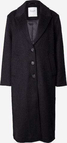 Abercrombie & Fitch Välikausitakki värissä musta: etupuoli