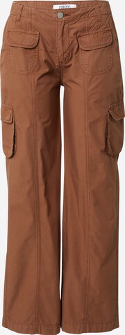 Regular Pantalon cargo 'Lulu' SHYX en marron : devant