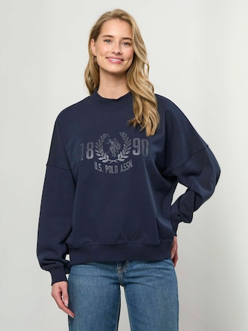 U.S. POLO ASSN. Trui ' UWLullu ' in Blauw: voorkant