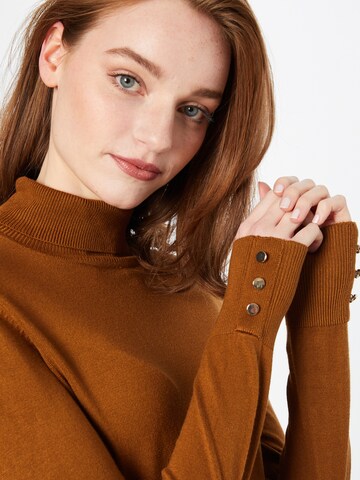 VILA Sweater 'JENEVE' in Brown