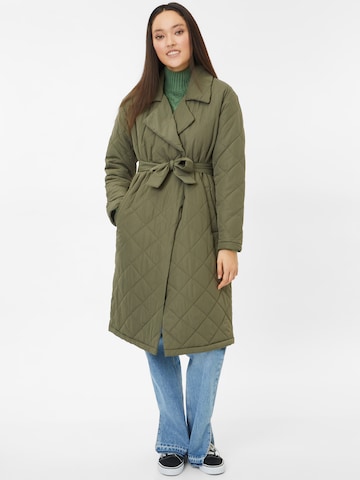 Noisy may Winter Coat 'ULLA' in Green: front