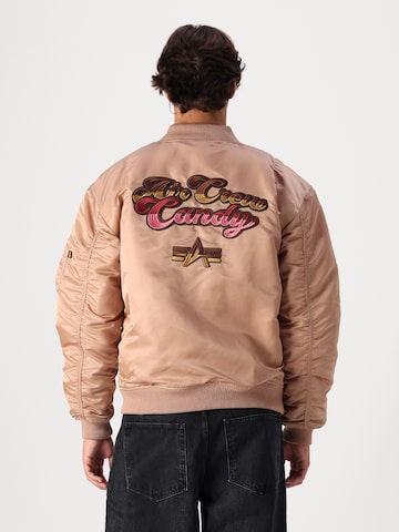 ALPHA INDUSTRIES Overgangsjakke 'MA-1 Candy' i orange: forside
