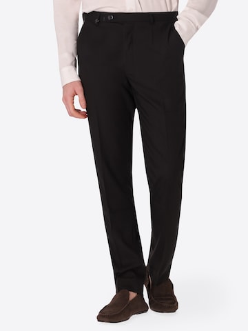 Regular Pantalon à plis 'Alabastro' Distretto12 en noir : devant