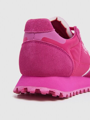 Sneaker bassa 'BRIT-ON' di Pepe Jeans in rosa