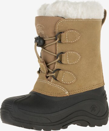 Kamik Boots 'SNOWDASHER' in Brown: front