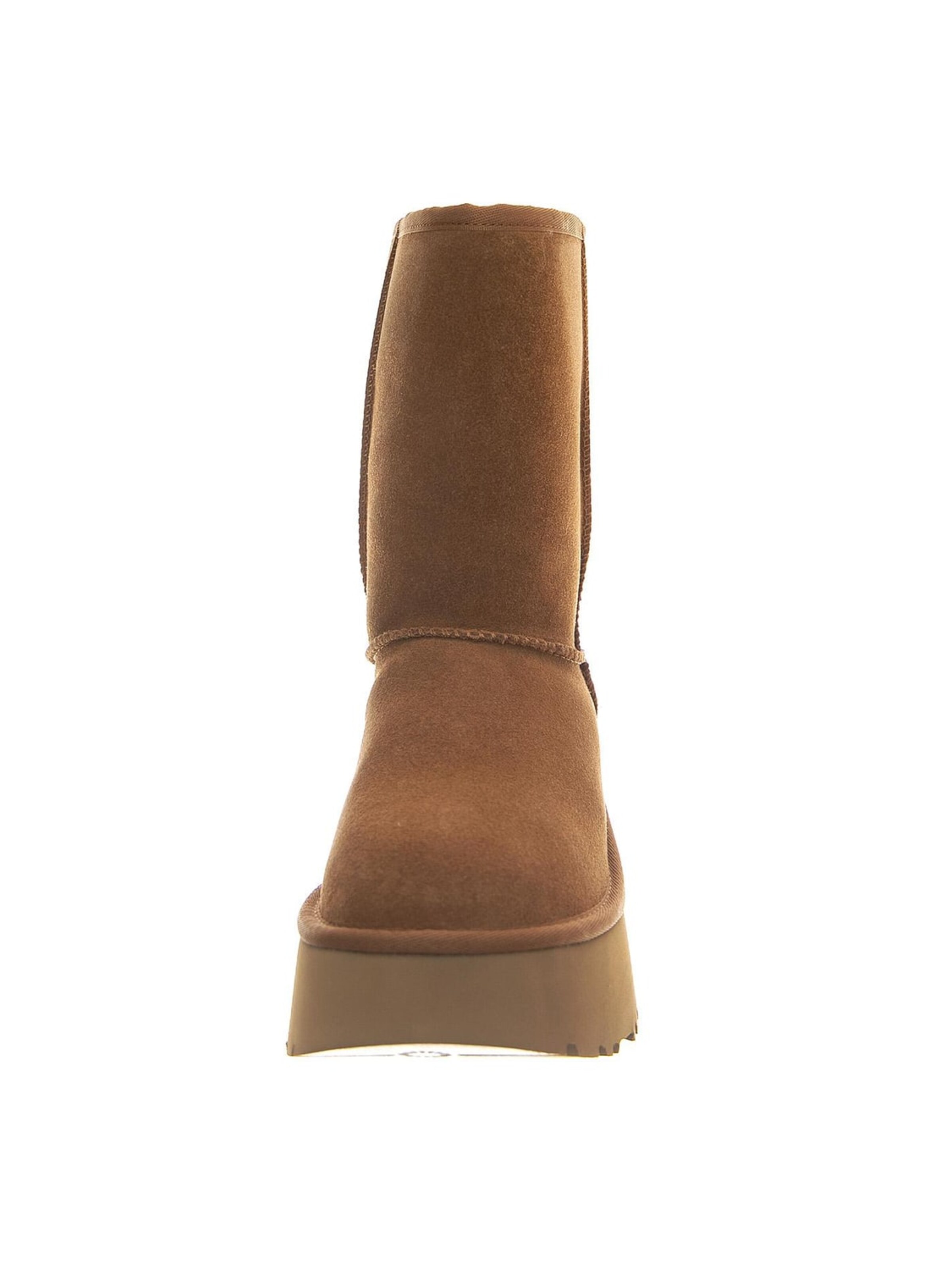 UGG Kozaki 'W Classic Short New Heights Chstnut Mini Platrform' w kolorze brązowy