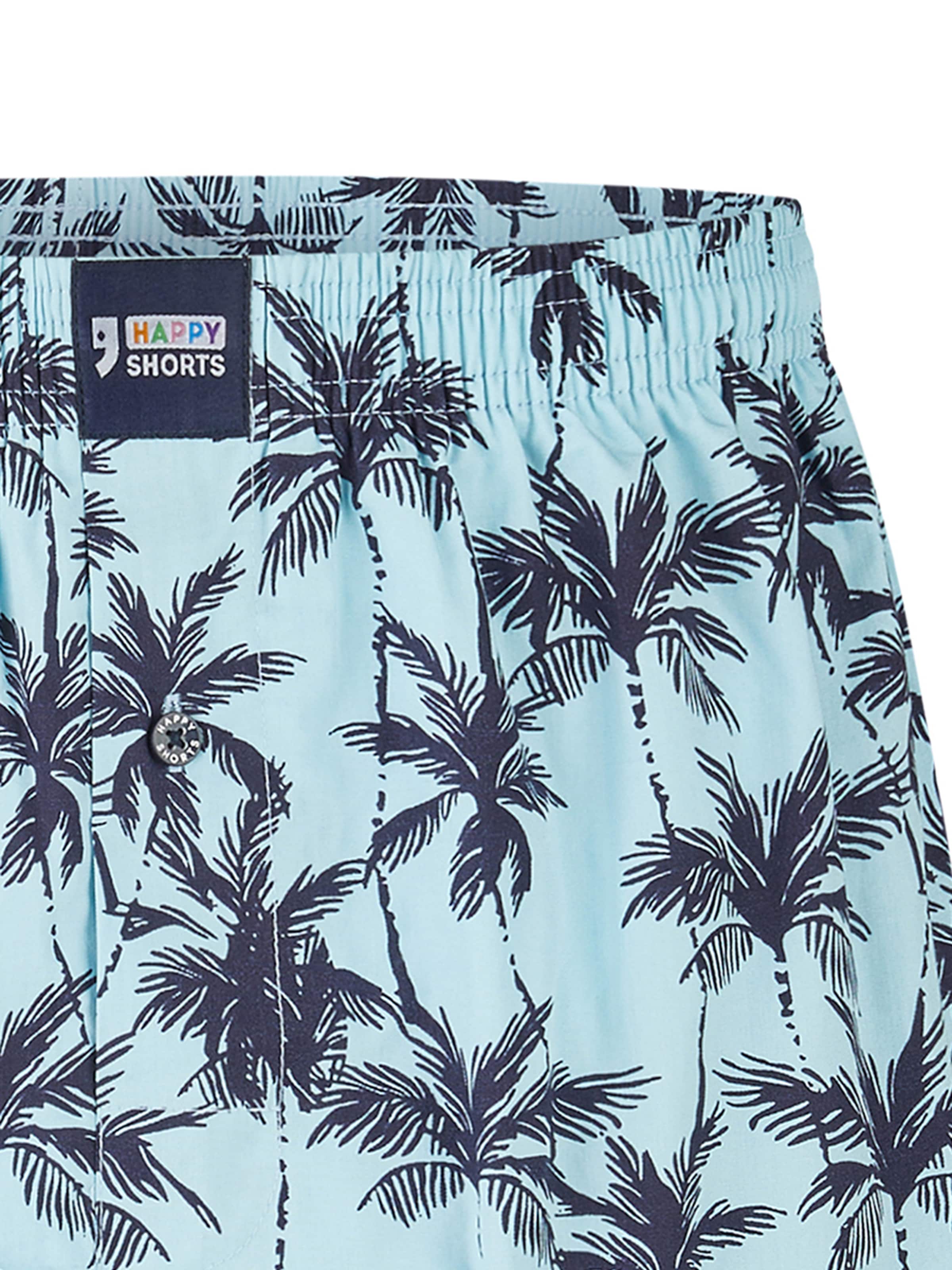 Boxers ' Motiv Mix ' Happy Shorts en bleu