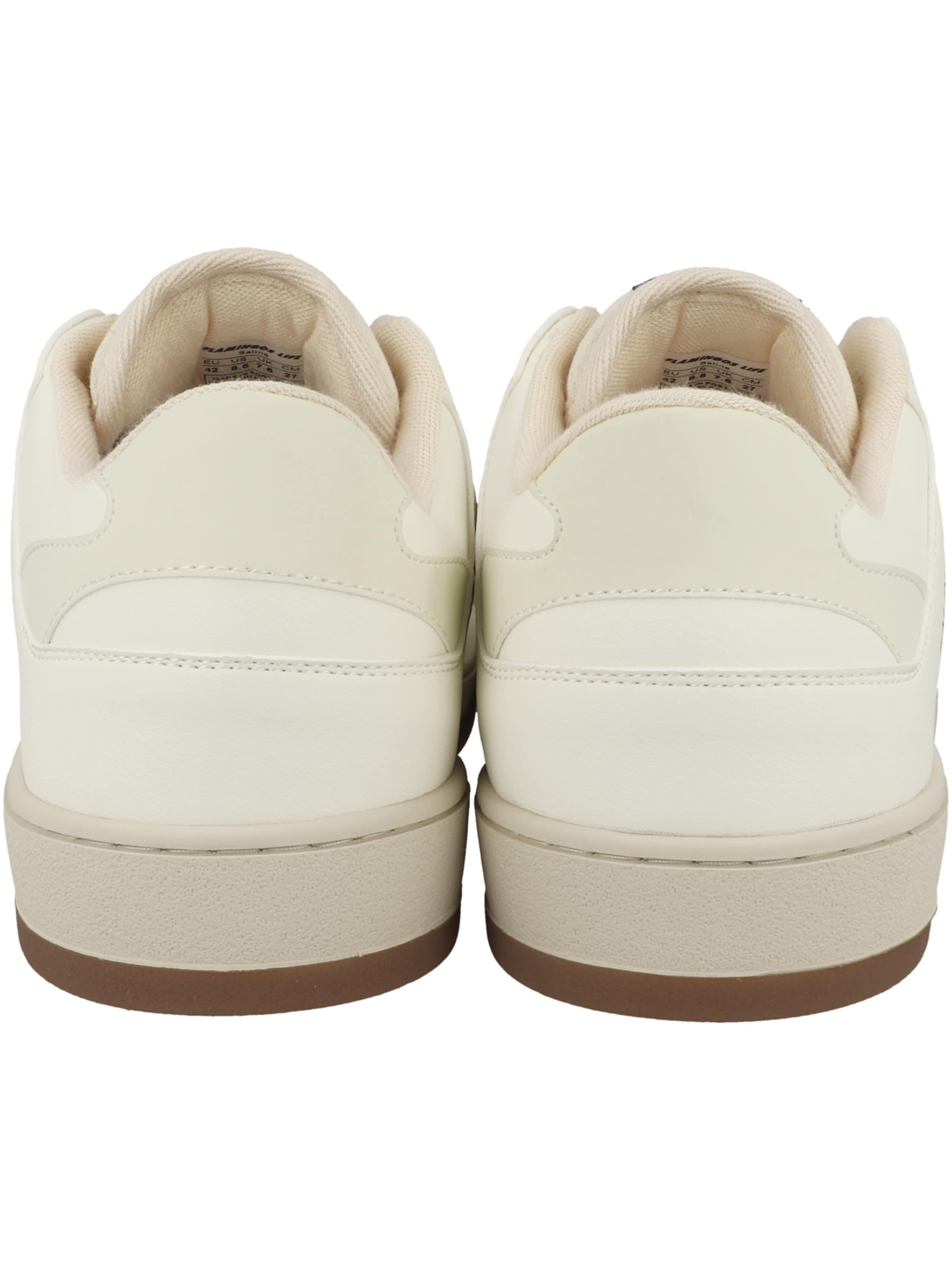 Baskets basses 'Saline' Flamingos Life en blanc