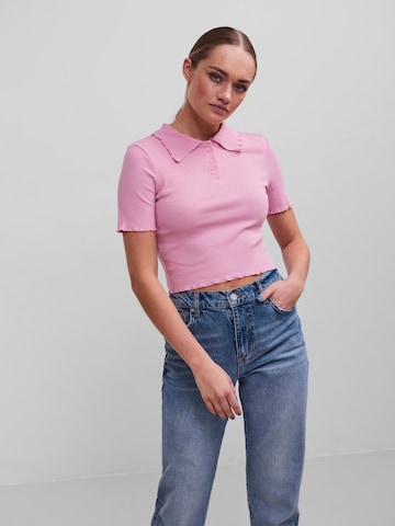 PIECES T-Shirt 'Taya' in Pink: predná strana