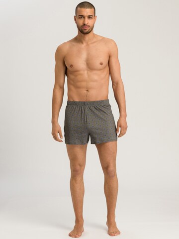 Hanro Boxer ' Fancy Jersey ' in Braun