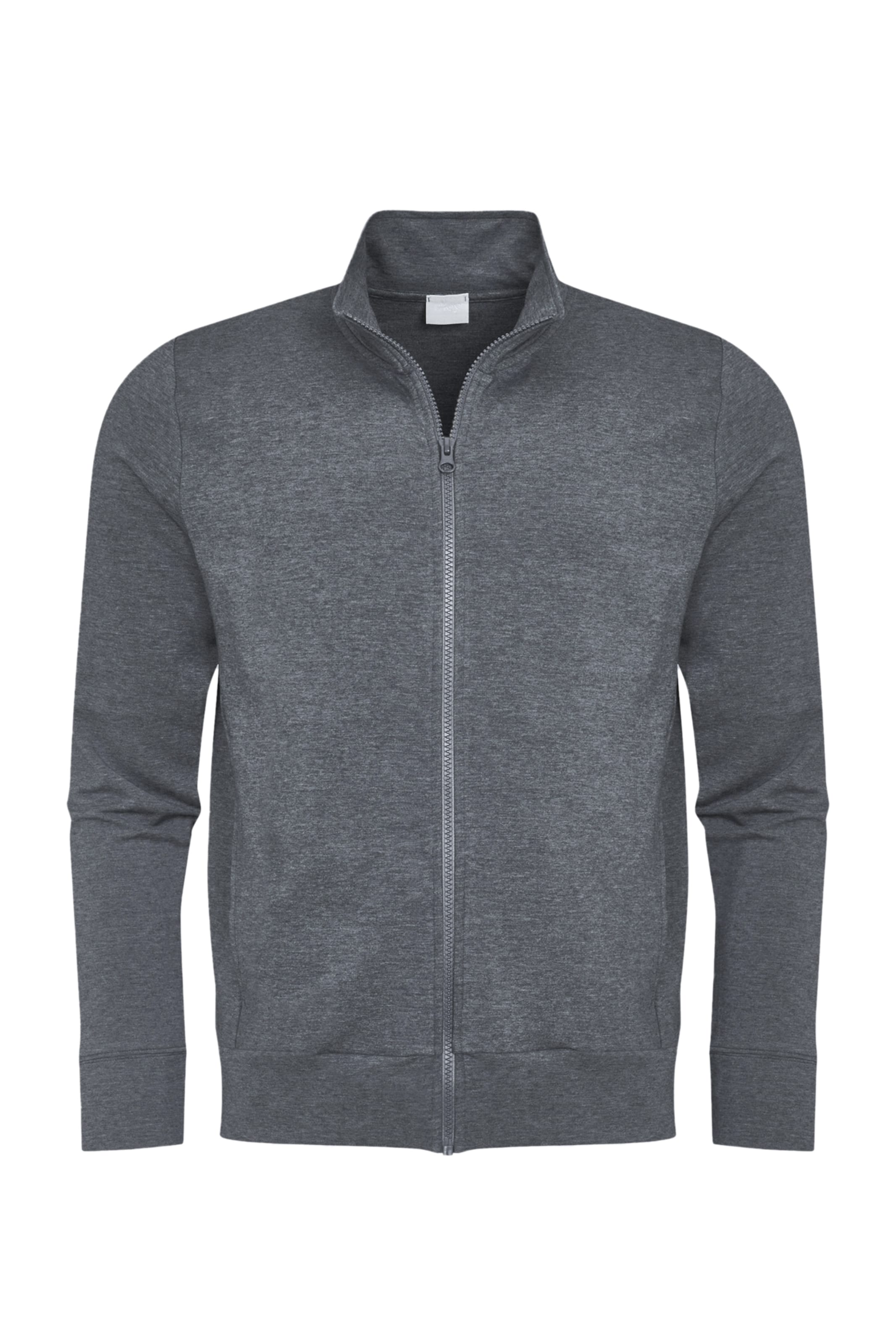 Mey Sweatvest 'Enjoy' in Grijs: voorkant