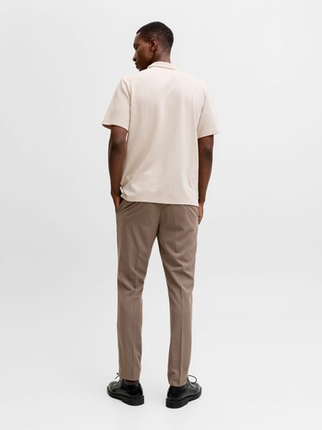 Coupe slim Pantalon à pince 'JPRFRANCO' JACK & JONES en marron