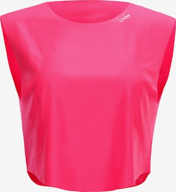 rožinė Winshape Sportiniai marškinėliai be rankovių 'AET115': priekis
