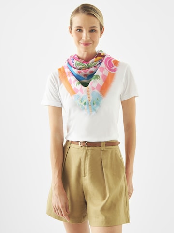 CODELLO Shawl in Pink: front