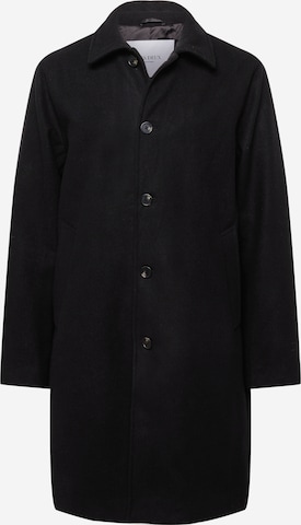 Les Deux Ανοιξιάτικο και φθινοπωρινό παλτό 'Morgan' σε μαύρο: μπροστά
