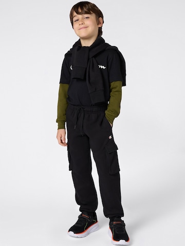Champion Authentic Athletic ApparelTapered Hlače - crna boja