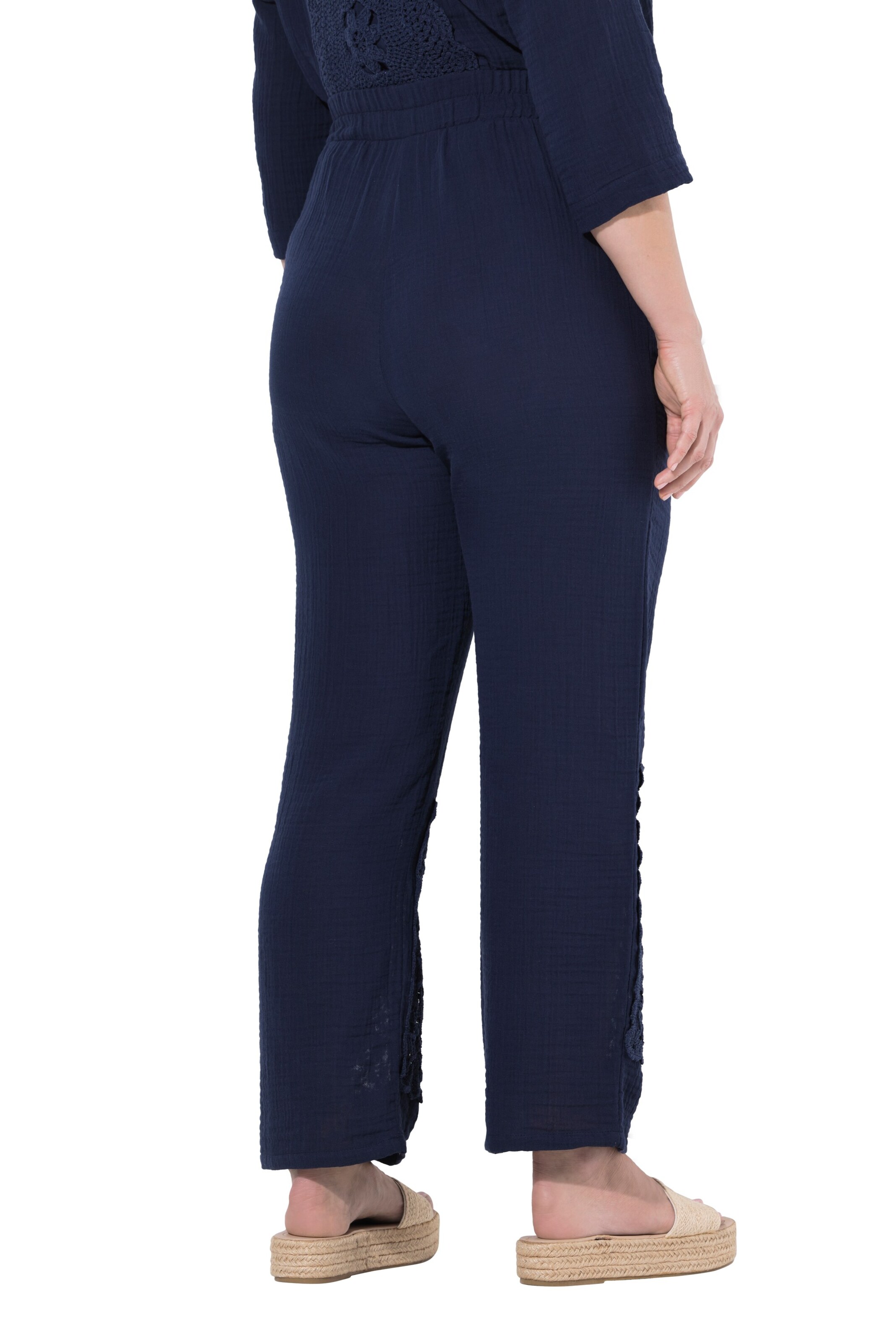 Ulla Popken Regular Hose in Blau