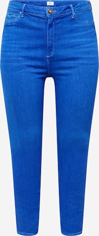 River Island Plus Skinny Jeans 'MERCURY' in Blauw: voorkant