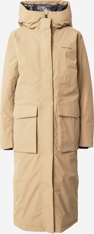 Didriksons Outdoorový kabát 'LEYA' – béžová: přední strana