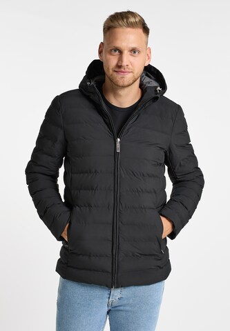 MOZimska jakna - crna boja: prednji dio