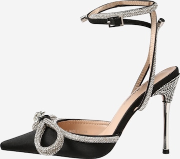 Public Desire Slingpumps 'MIDNIGHT' in Zwart