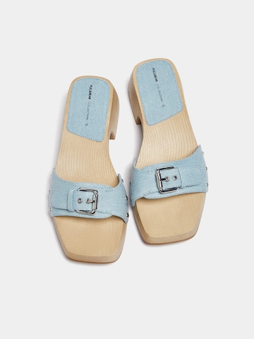 Mule Pull&Bear en bleu