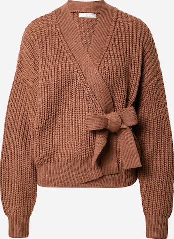 Guido Maria Kretschmer Women Knit cardigan 'Chiara' in Brown: front