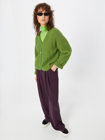 AMERICAN VINTAGE Knit Cardigan 'EAST' in Green