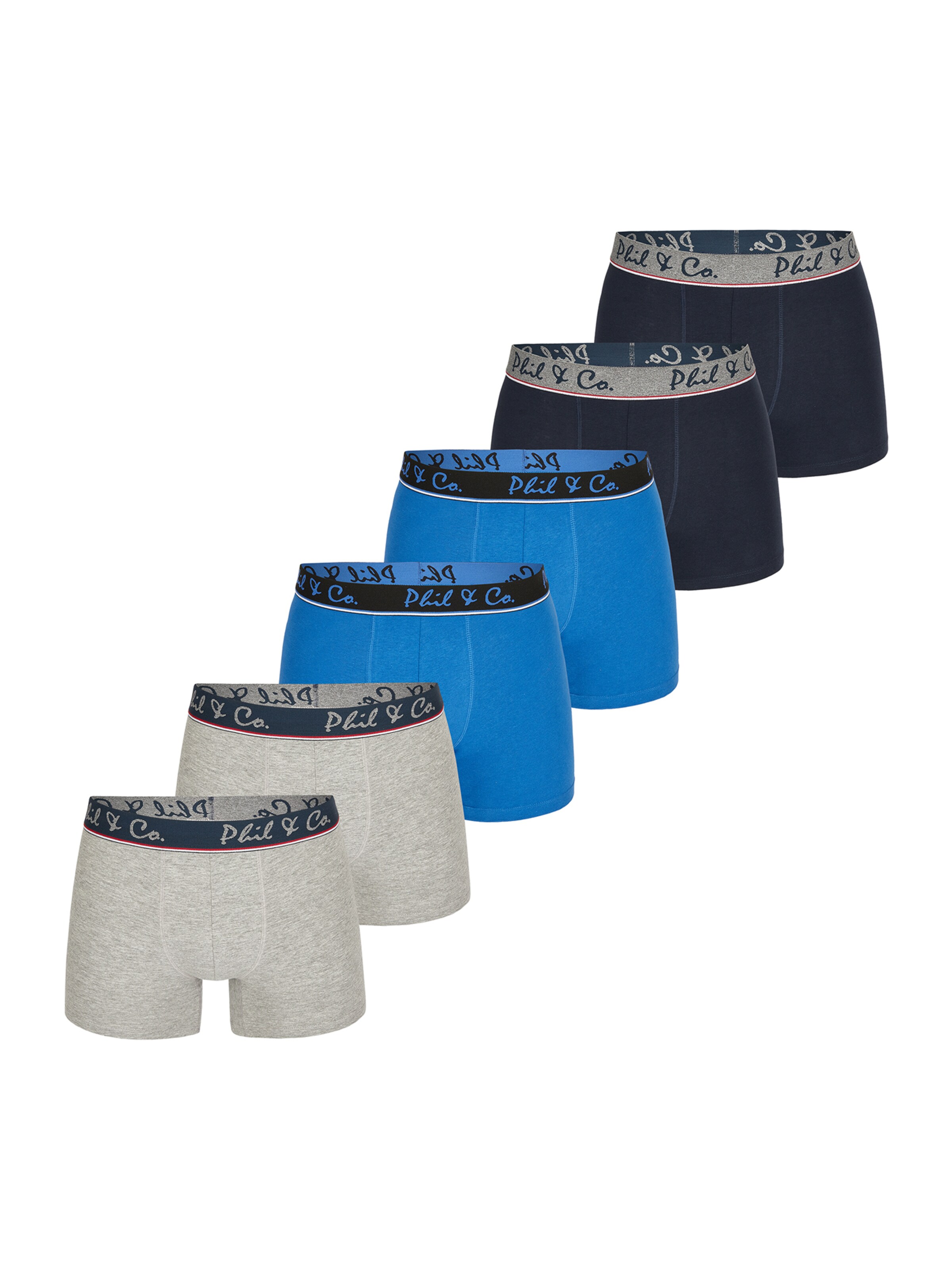 Phil & Co. Berlin Boxer shorts in Blue: front