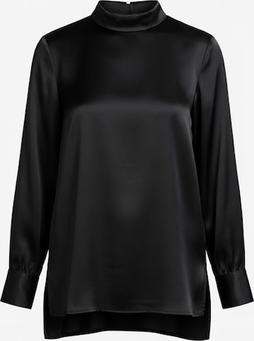Posh Gear - Blusa 'Seidenbluse Satinoseta' en negro: frente