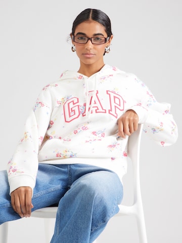 GAP Sweatshirt 'HERITAGE' in Weiß: Vorderseite
