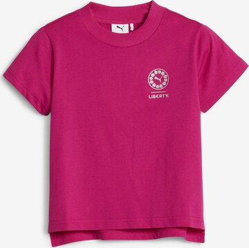 T-Shirt PUMA en rose : devant