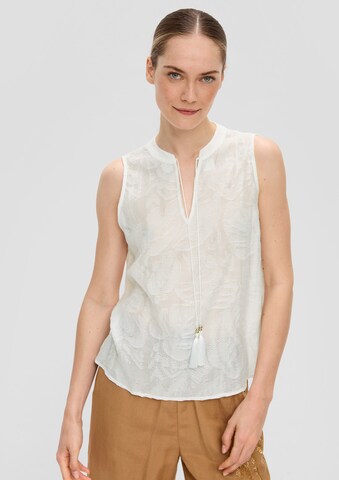 s.Oliver BLACK LABEL Blouse in Beige: front