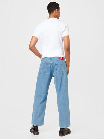 Calvin Klein Jeans Wide Leg Jeans in Blau