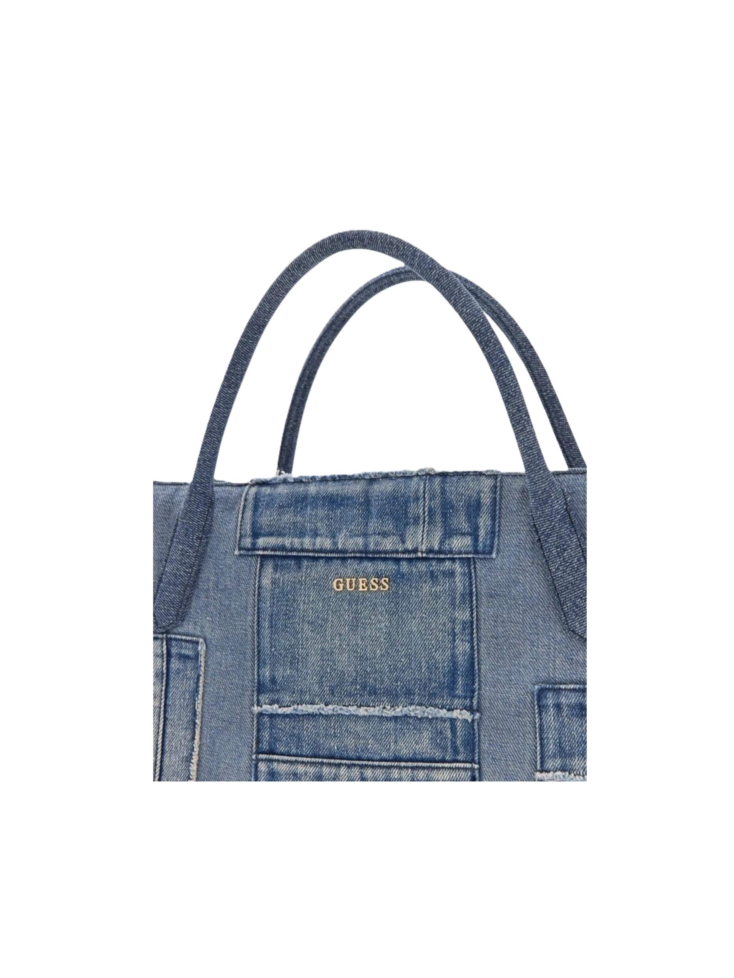 Borsa a mano 'DM976922' di GUESS in blu