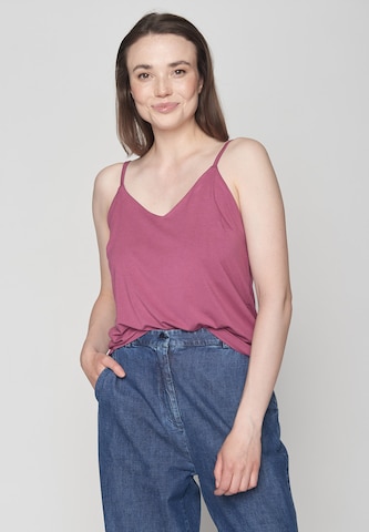 GREENBOMB Top in Purple: front