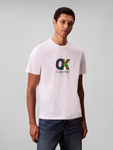 Calvin Klein Shirt in White: front