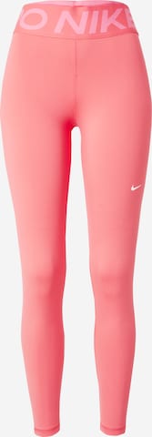 Pantaloni sportivi di NIKE in rosa: frontale