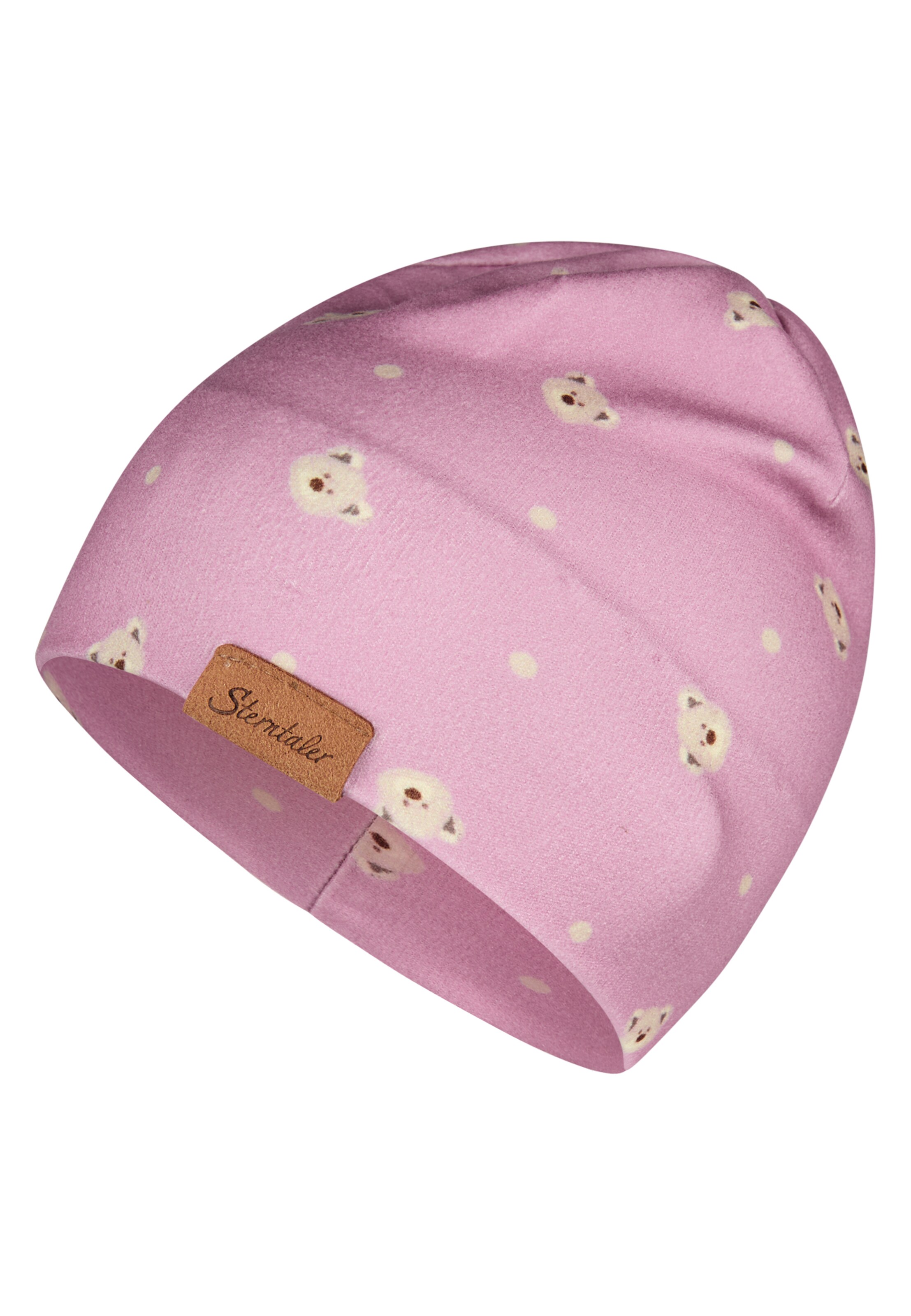 STERNTALER Beanie in Pink: front