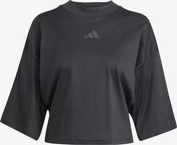 ADIDAS SPORTSWEARTehnička sportska majica 'City Escape' - crna boja: prednji dio